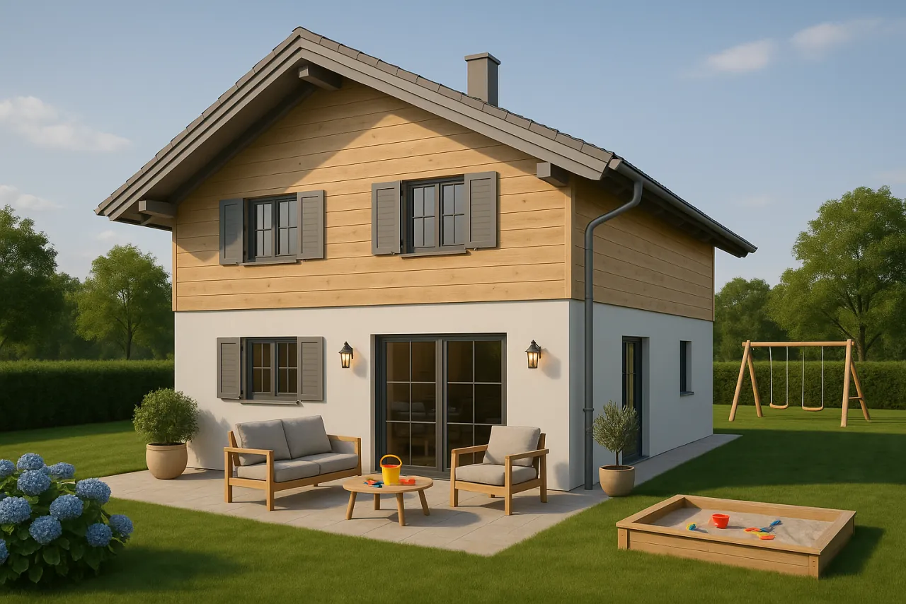 Bauunternehmen Josef Erhard Musterhaus Holzverschalung