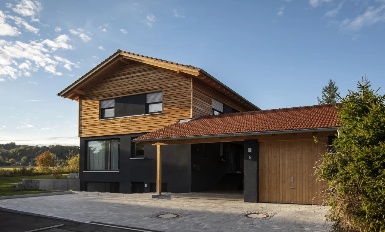 Erhard Einfamilienhaus Holzverkleidung