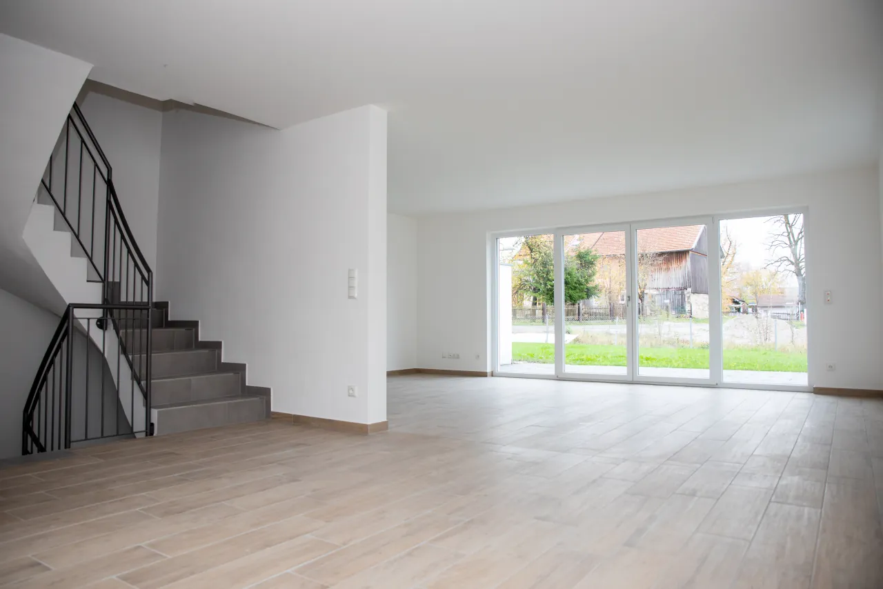 bauunternehmen erhard doppelhaus offener wohnbereich