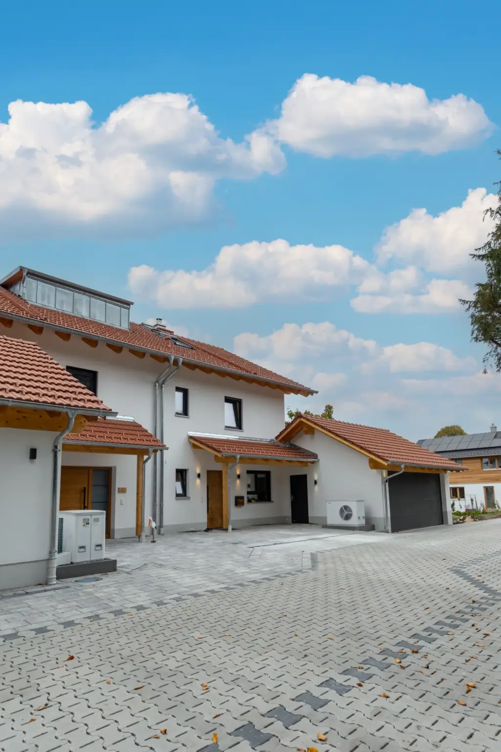 bauunternehmen erhard murnau doppelhaushälfte einfahrt