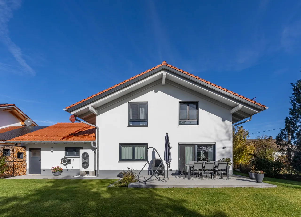 bauunternehmen erhard rottenbuch einfamilienhaus suedseite