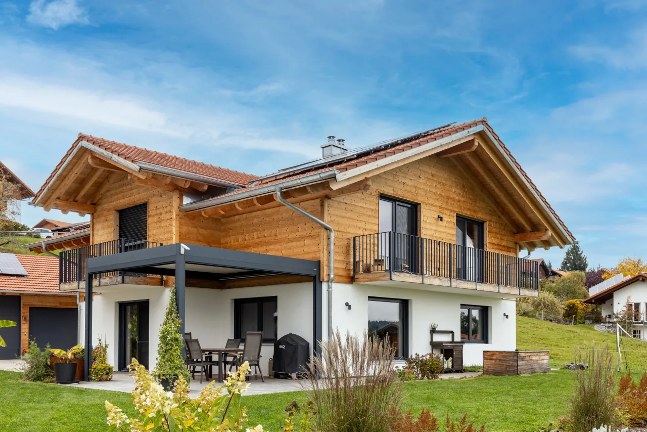 bauunternehmen erhard schoenberg einfamilienhaus garten