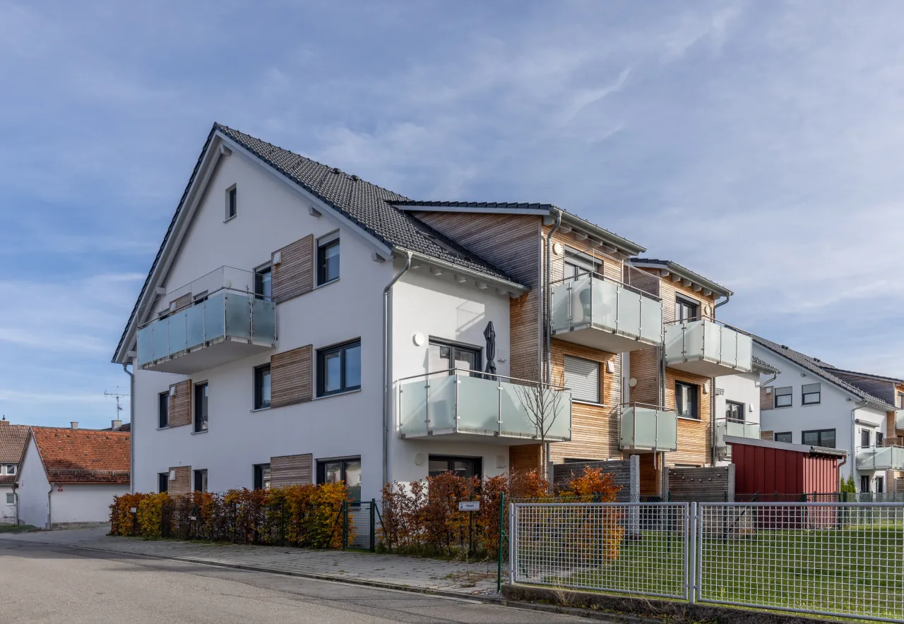 bauunternehmen erhard schongau mehrfamilienhaus garten