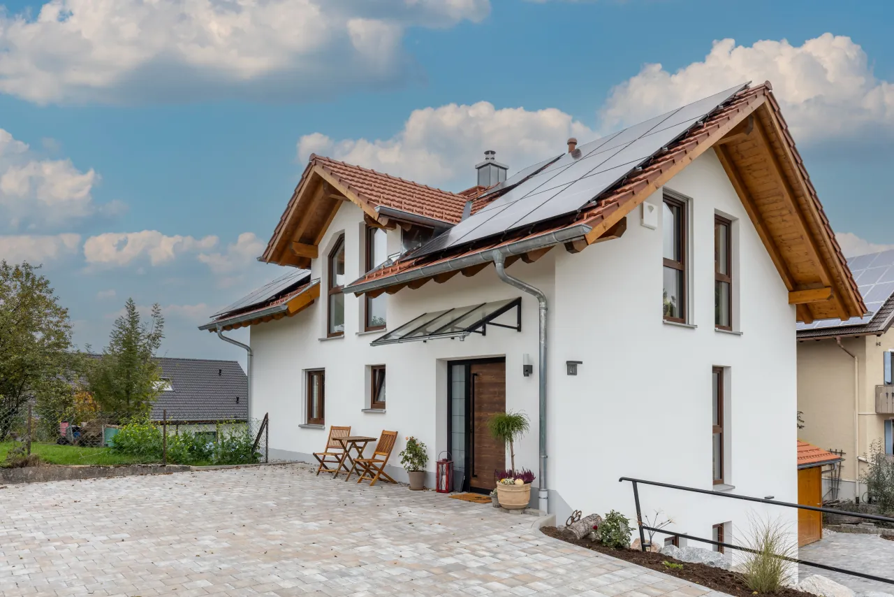 bauunternehmen erhard seehausen einfamilienhaus eingang